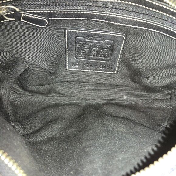 Coach 6351 Y2K Black Signature C Jaquard Mini Soho Hobo Bag 11"X6"X2" No Hangtag - Picture 8 of 10